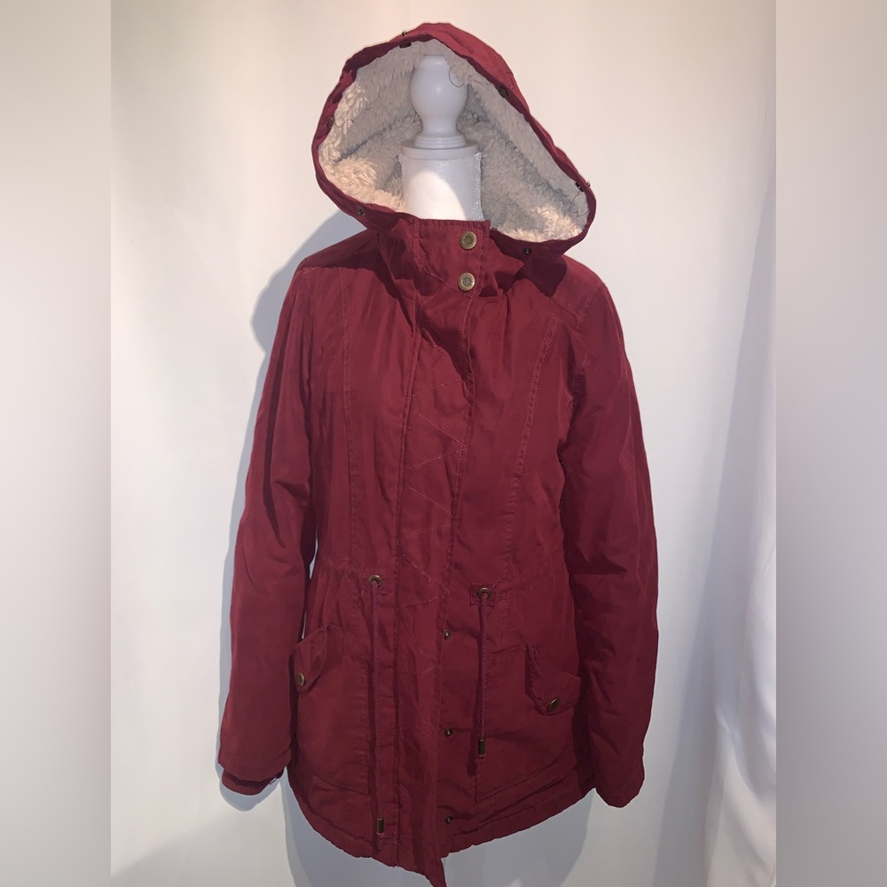 Aeropostale Burgundy Parka